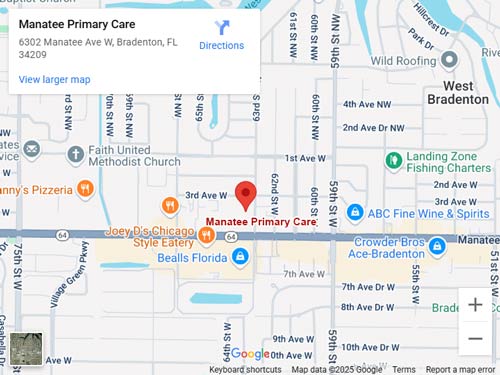 Get Directions to Manatee Primary Care in Bradenton, FL